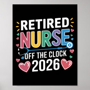 Rentnerin Krankenschwester außer Dienst 2026 Krank Poster