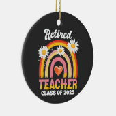 Rentnerklasse 2025 Lehrkräfte Altersversorgung Keramik Ornament (Rechts)
