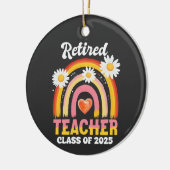 Rentnerklasse 2025 Lehrkräfte Altersversorgung Keramik Ornament (Links)