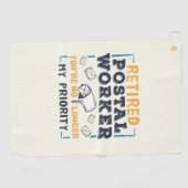 Rentnerurlaub für Postangestellte nicht meine Prio Golfhandtuch (Horizontal)