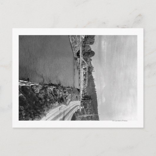 Renton, WA View the Cedar River Fotograph Postkarte (Vorderseite)