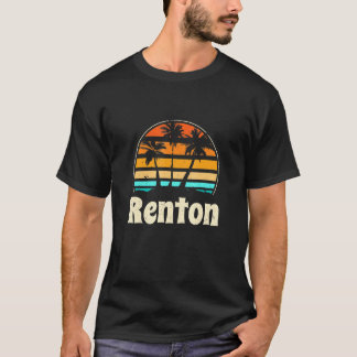 Renton Washington Beach Wa Beach Bum Us Cities Sum T-Shirt