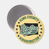 Renton, Washington Magnet (Vorderseite/Rückseite)