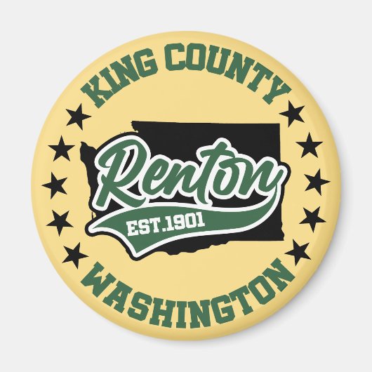 Renton, Washington Magnet (Vorne)