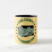 Renton, Washington Zweifarbige Tasse (Mittel)