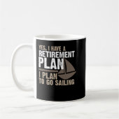 Rentplan Funny Sailing T-Shirt Kaffeetasse (Links)