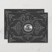 Renvoisié Shade Viktorianische Tischnummer Card (Vorne/Hinten)