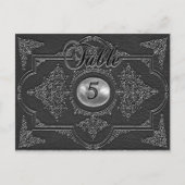 Renvoisié Shade Viktorianische Tischnummer Card (Vorderseite)