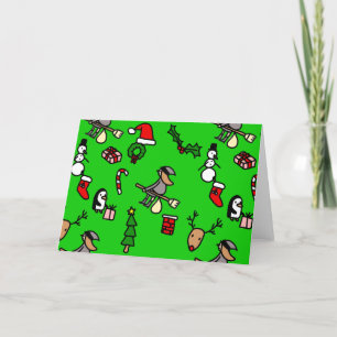 Renweihnachtenbefana Feiertagskarte