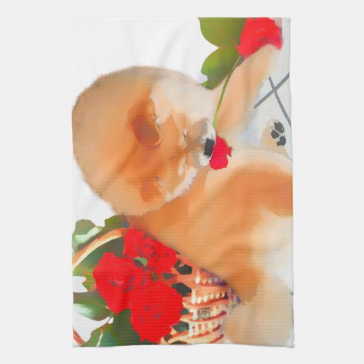 RENY heARTdog Chow-Chow Geschirrtuch (Vertikal)