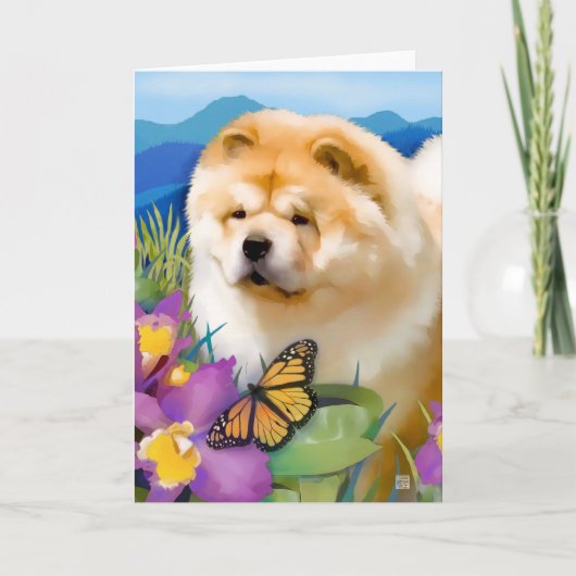 RENY heARTdog Chow-Chow Karte (Vorderseite)