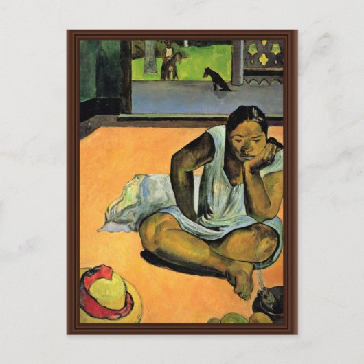 Reo Mä `Ohi: Das Faaturuma (Das Vahine Fa'At?"Ruma Postkarte (Vorderseite)