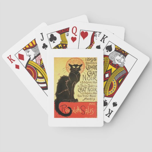 Reopening of the Chat Noir Cabaret, 1896 Spielkarten (Rückseite)