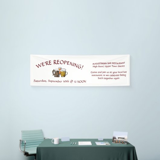 REOPENZ DER Logo-GRENZE Banner (Messeveranstaltung)