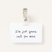 Rep-Abzeichen Ausweis (Rückseite mit Klammer)