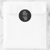 Rep-Ausdruck Runder Aufkleber (Tasche)