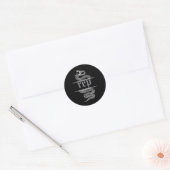 Rep-Ausdruck Runder Aufkleber (Umschlag)