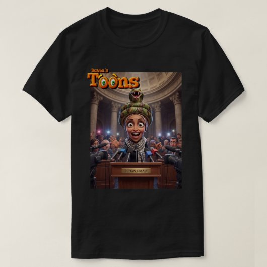 REP. ILHAN OMAR (D) MN - IS A SNAKE T-Shirt (Design vorne)