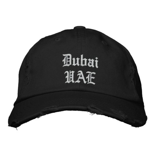 Rep Ya Hood Custom Dubai Bestickte Kappe (Vorderseite)