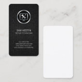 Repair Technician Computer Gears Icon BusinessCard Visitenkarte (Vorne/Hinten)