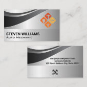 Repair Tools | Mechanic | Metallic Visitenkarte (Vorne/Hinten)
