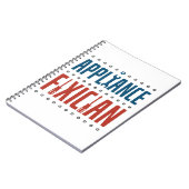 Reparateur für Geräte Notizblock (Linke Seite)