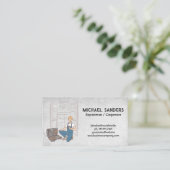 Reparateur für Kühlschrank Visitenkarte (Stehend Vorderseite)