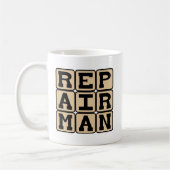 Reparateur, Handyman Kaffeetasse (Links)