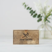 Reparatur der beruflichen Holzbauelemente Visitenkarte (Stehend Vorderseite)