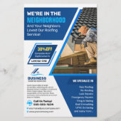 Reparatur der Dachdeckungen vor Ort, Nachdach, Gut Flyer (Vorne)