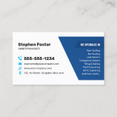 Reparatur der Dachdeckungen vor Ort, Nachdach, Gut Visitenkarte (Rückseite)