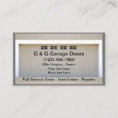 Reparatur der Garage Visitenkarte (Vorderseite)