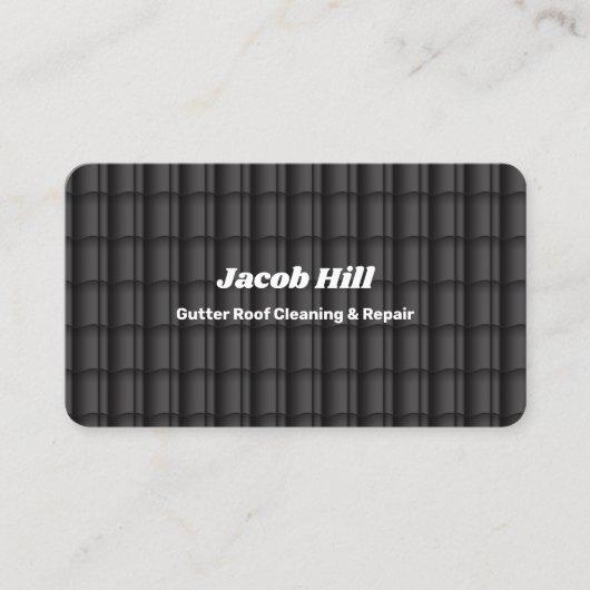 Reparatur der Gutter-Dachreinigung kundenspezifisc Visitenkarte (Vorderseite)