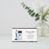 Reparatur der Netzeinheit | Handyman Visitenkarte (Stehend Vorderseite)