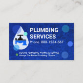 Reparatur der Rohrleitungen Visitenkarte (Vorderseite)