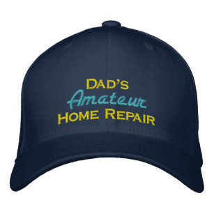 Reparatur der Zuhause Bestickte Kappe