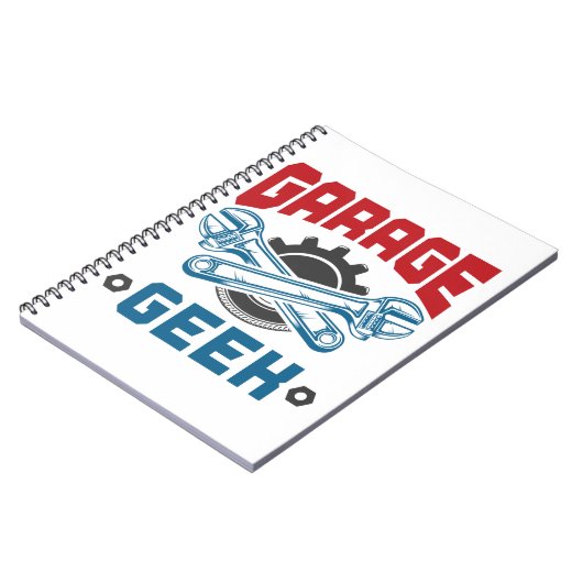 Reparatur des Auto von Garage Geek Notizblock (Linke Seite)