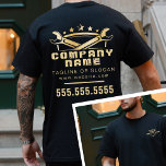 Reparatur des beruflichen Auto Cooler Maskulinmech T-Shirt<br><div class="desc">Steigern Sie die berufliche Präsenz Ihrer Auto-Werkstatt mit dem Beruflichen Auto Reparatur Cool Maskuline Mechanic T - Shirt. Dieser T - Shirt zeichnet sich durch ein elegantes, männliches Logo-Design aus, das sowohl vorne als auch hinten deutlich sichtbar ist, und ist somit eine hervorragende Wahl für Mitarbeiter, die gewollt haben, Ihre...</div>
