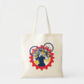 Reparatur des Fahrrads Radfahrertotentasche Tragetasche (Vorne)