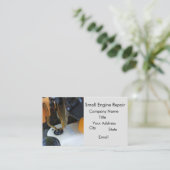 Reparatur des kleinen Motors mit 2 Zyklen Visitenkarte (Stehend Vorderseite)