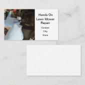 Reparatur des Rasenmähersystems Visitenkarte (Vorne/Hinten)