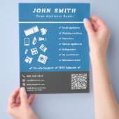 Reparatur-Flyer von Zuhause-Geräten Flyer (Hand)