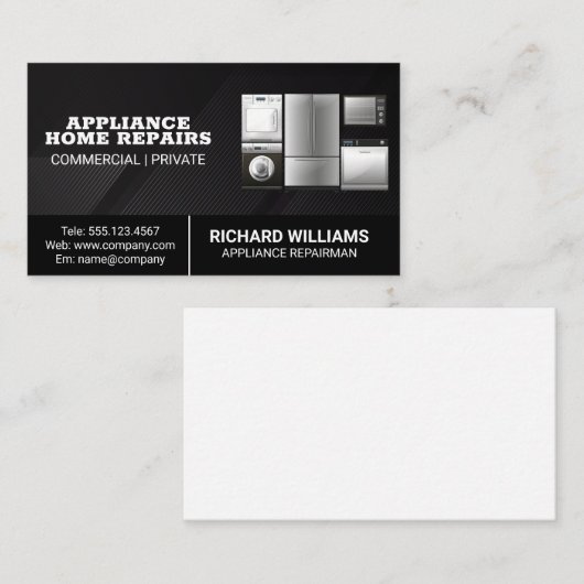 Reparatur | Geräte Visitenkarte (Vorne/Hinten)