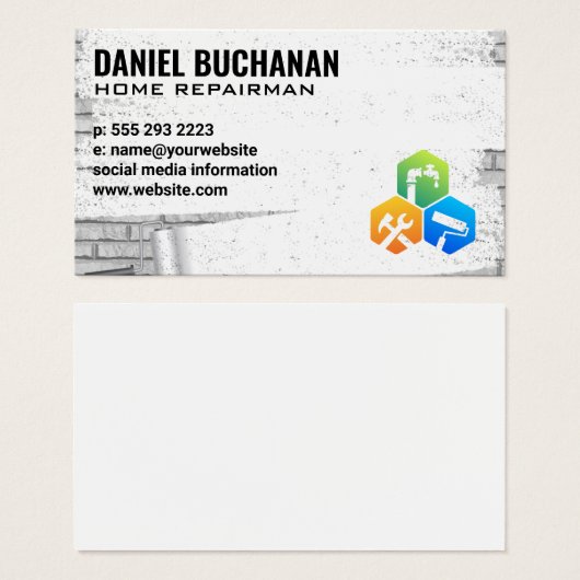 Reparatur | Maler Ziegelmauer (Vorne & Hinten)