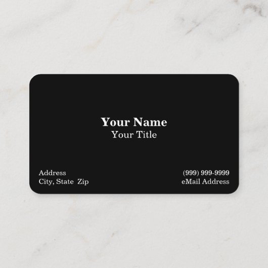 Reparatur/Mechanik von Auto Visitenkarte (Rückseite)