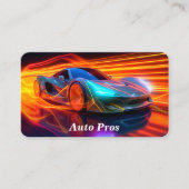 Reparatur/Mechanik von Auto Visitenkarte (Vorderseite)