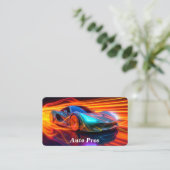 Reparatur/Mechanik von Auto Visitenkarte (Stehend Vorderseite)