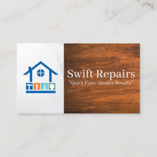 Reparatur Renovierungs-Hardware-Tools Handwerker Visitenkarte