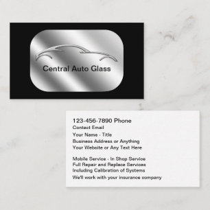Reparatur und Austausch von Automobilglas Visitenkarte