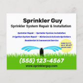 Reparatur und Installation von Sprinklern Flyer (Vorne)